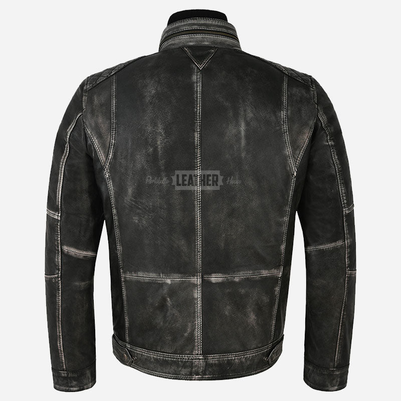 ASHWICK Men's Vintage Leather Jacket