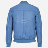 HOUSTON MA-1 Leather Bomber Flight Jacket