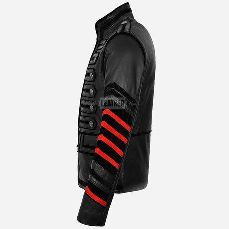 BRIGADE Military Parade Leather Jacket