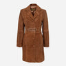 VIONNA Women's 3/4 Length Suede Coat