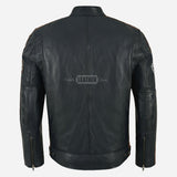 ASTRYX SIZMA Men's Leather Racer Jacket