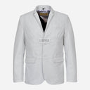 MALRIN Men's Leather Blazer