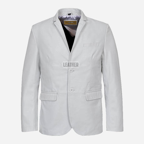 MALRIN Men's Leather Blazer