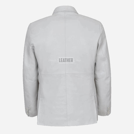 MALRIN Men's Leather Blazer
