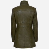 CHANTEL Women's Leather Coat