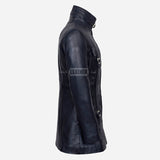 CHANTEL Women's Long Leather Jacket