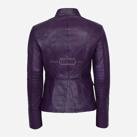 AERYNIX Women's Studded Leather Jacket