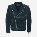 DAVIES Men’s Suede Biker Jacket