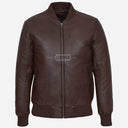 WILTON MA-1 Men's Leather Bomber Jacket