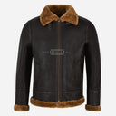 CHEDWICK Men's Sheepskin Jacket Brown & Ginger