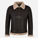 CHEDWICK Men's Sheepskin Jacket Brown & Beige
