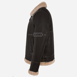CHEDWICK Men's Sheepskin Jacket Brown & Beige