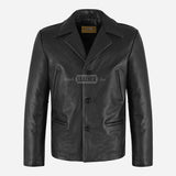 REIGNMARK Men's Classic Leather Jacket