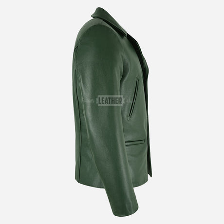 REIGNMARK Men's Classic Leather Jacket