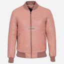 WILTON MA-1 Men's Leather Bomber Jacket