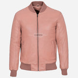 WILTON MA-1 Men's Leather Bomber Jacket