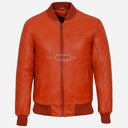 WILTON MA-1 Men's Leather Bomber Jacket