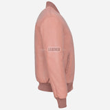 HOUSTON MA-1 Leather Bomber Flight Jacket