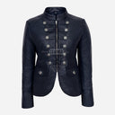 AERYNIX Women's Studded Leather Jacket