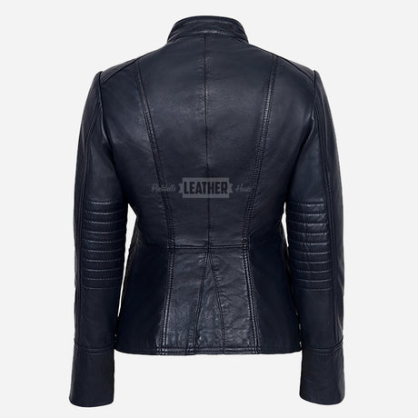 AERYNIX Women's Studded Leather Jacket