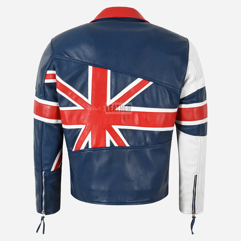 UNION JACK Men’s Leather Jacket