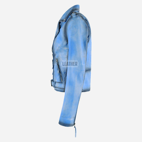 SYSSA Women’s Leather Biker Jacket