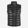 ZAYNAH Quilted Leather Puffer Gilet