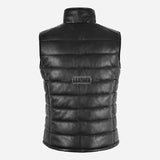 ZAYNAH Quilted Leather Puffer Gilet