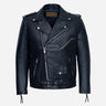 GRUZE Men’s Classic Leather Biker Jacket