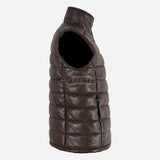 ZAYNAH Quilted Leather Puffer Gilet