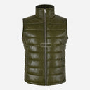 ZAYNAH Quilted Leather Puffer Gilet