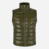 ZAYNAH Quilted Leather Puffer Gilet