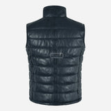 ZAYNAH Quilted Leather Puffer Gilet