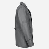 DAVID DR WHO Inspired Leather Peacoat