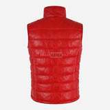 ZAYNAH Quilted Leather Puffer Gilet