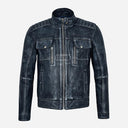 EMBERCLOAK Vintage Racer Leather Jacket