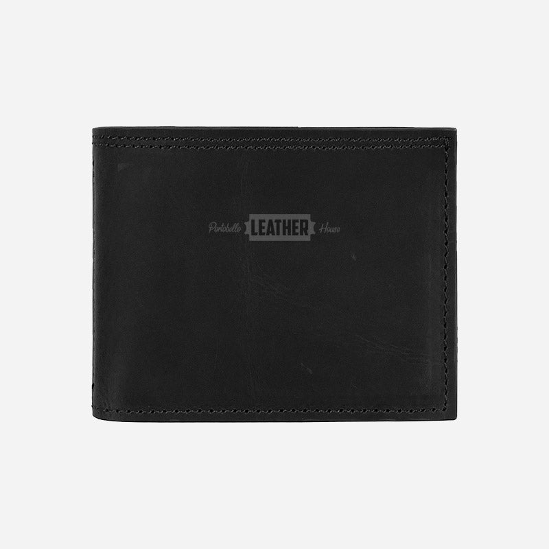 Slim Bifold Vintage Leather Wallet
