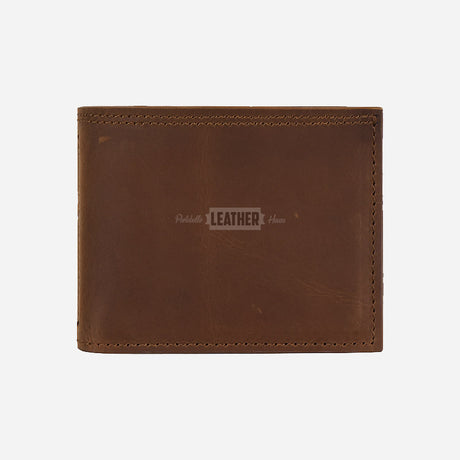 Slim Bifold Vintage Leather Wallet