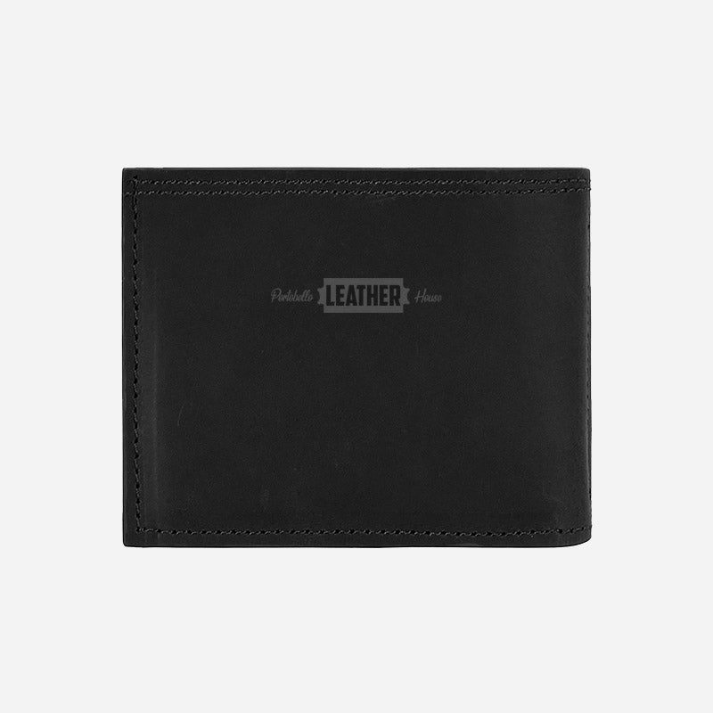 Slim Bifold Vintage Leather Wallet