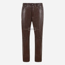 GRIT Men's Leather Pants Jean's Style