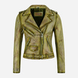 SYSSA Women’s Leather Biker Jacket