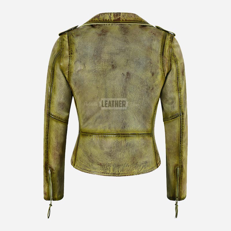 SYSSA Women’s Leather Biker Jacket