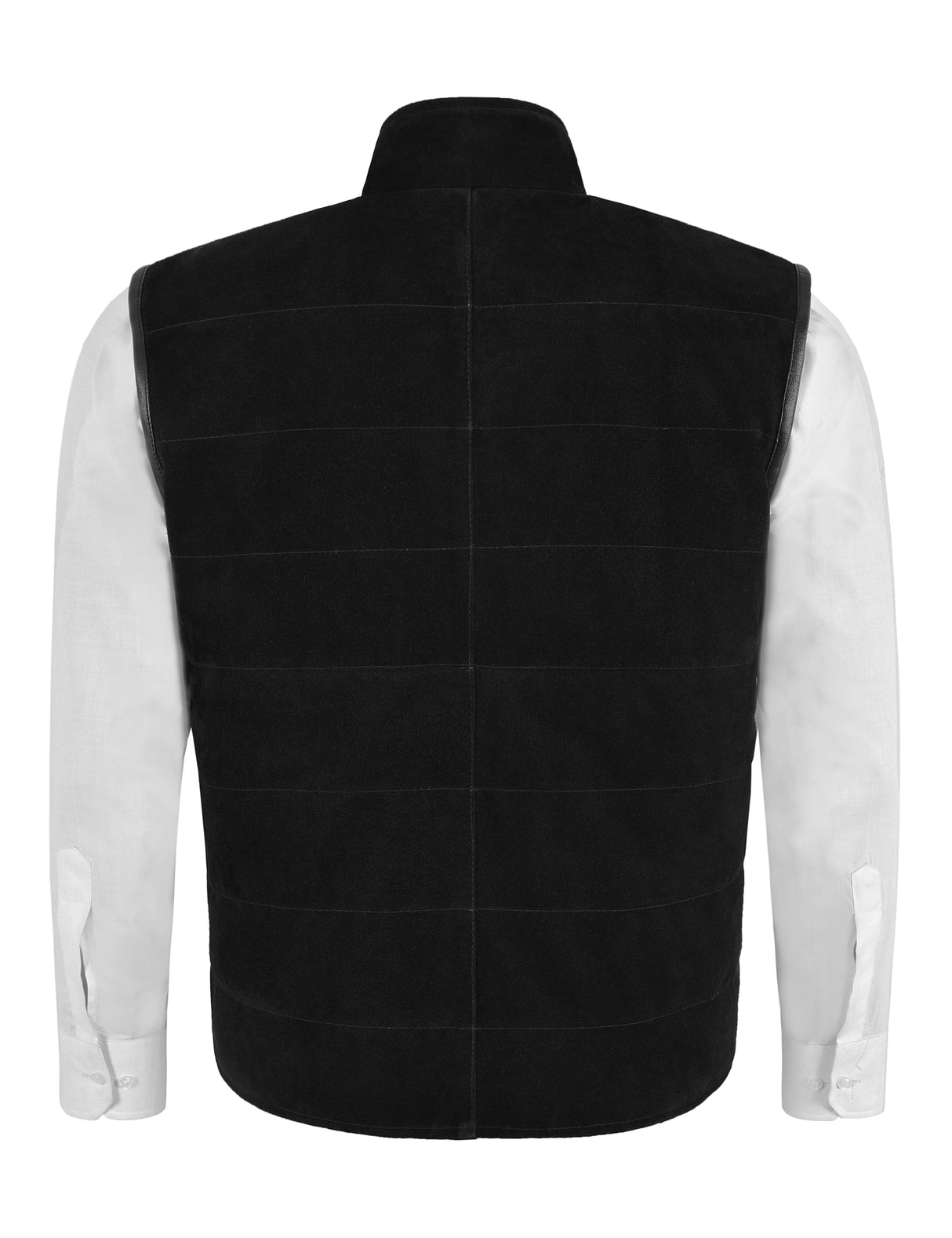 DOFF Men's Suede Leather Gilet