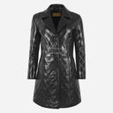 LUMINA Women's Quilted Leather Coat