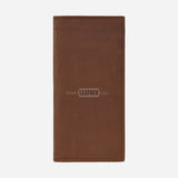 Vintage Leather Long Coat Wallet - RFID Protected