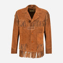 KAVIR Western Fringes Suede Jacket for Men