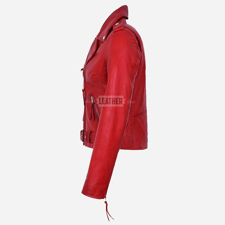 SYSSA Women’s Leather Biker Jacket