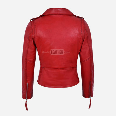 SYSSA Women’s Leather Biker Jacket