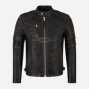 VELKAN Men's Vintage Leather Jacket