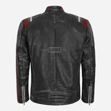 STORMFELL Men's Café Racer Leather Jacket